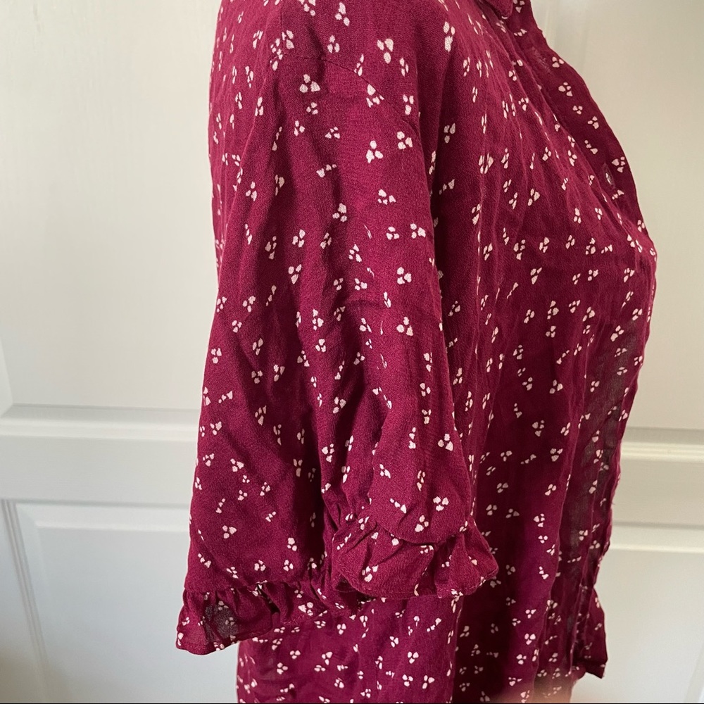 Nwt - Button Front Blouse By Jolt - image 3